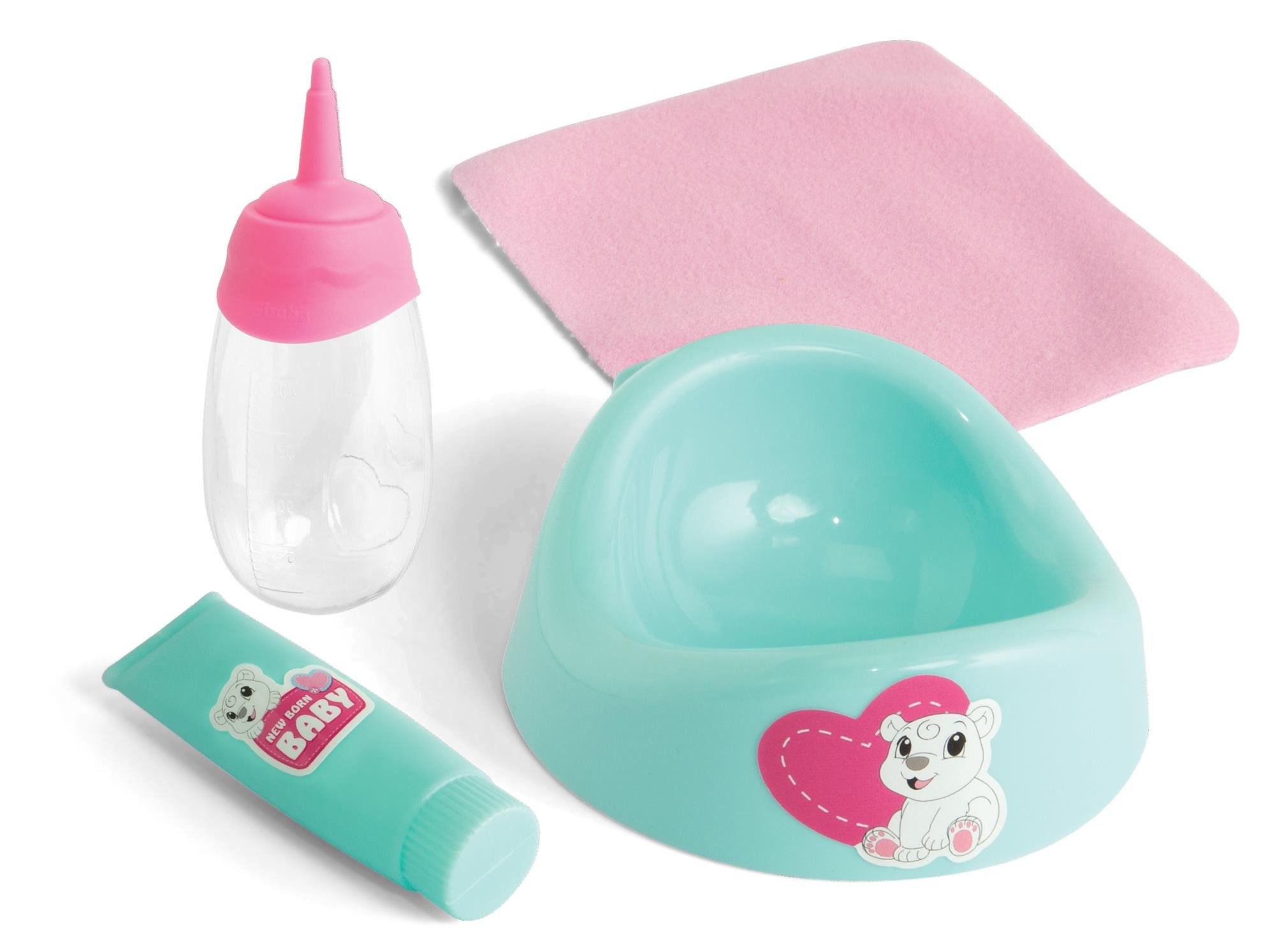 Simba Dickie Puppen Töpfchen Töpfchen New Born Baby Training-Set 4 Teile