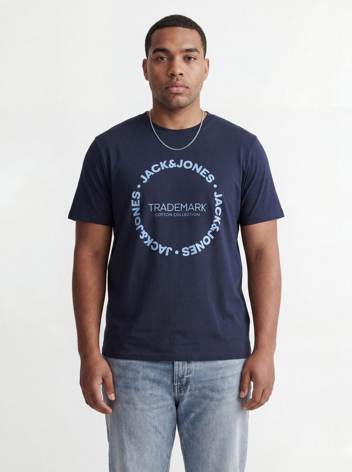 Jack & Jones PlusSize T-Shirt JJBENSON TEE SS CREW NECK PLS Baumwolle, regular fit