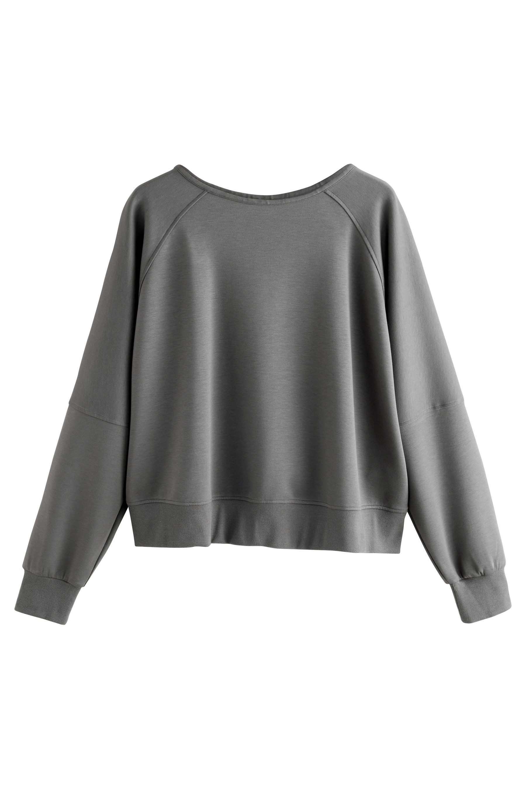 Next Sweater Premium-Sweatshirt mit offenem Rücken (1-tlg) günstig online kaufen