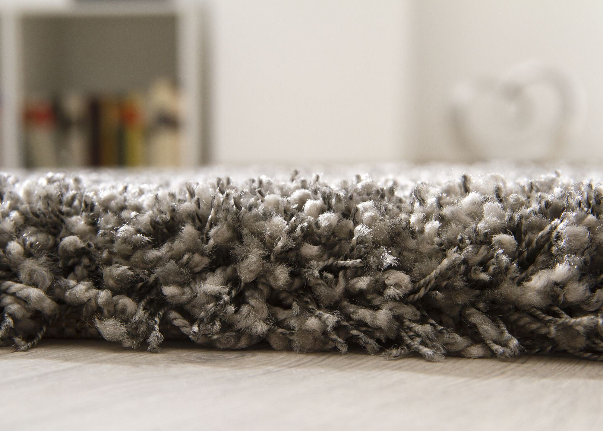 Steffensmeier Hochflor-Teppich Twilight, Rechteckig, Ragolle Hochflorteppich Shaggy Langflor
