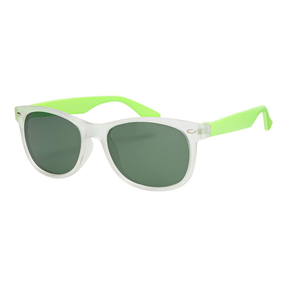 BEZLIT Eyewear Wayfarer Mädchen Kinder Sonnenbrille Cat-Eye Stil (1-St) mit durchsichtigen Bügel Grün
