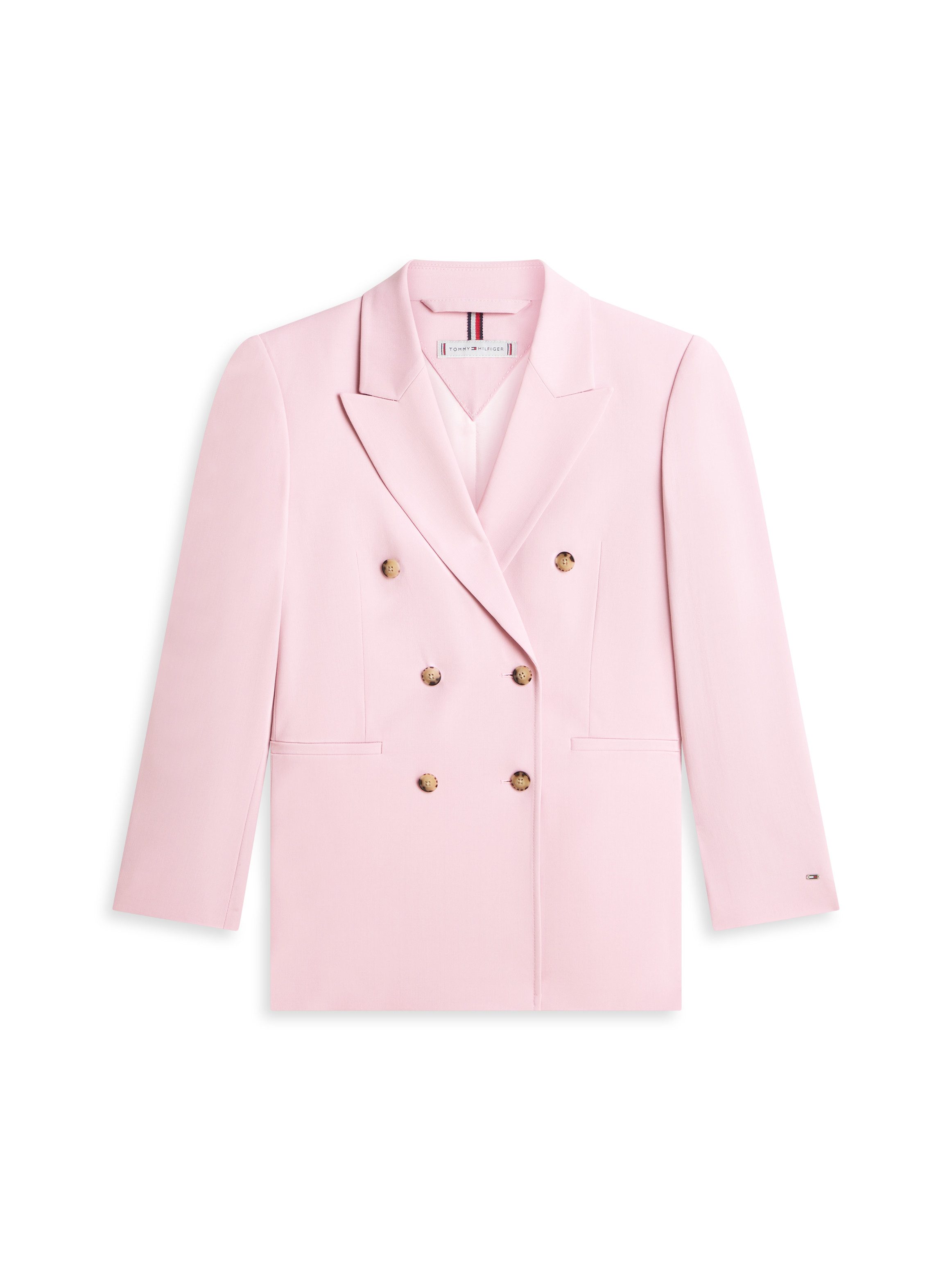 Tommy Hilfiger Kurzblazer TIMELESS WOOL DB BLAZER mit Wolle, doppelreihige Knopfleiste – Bild 5 von 5