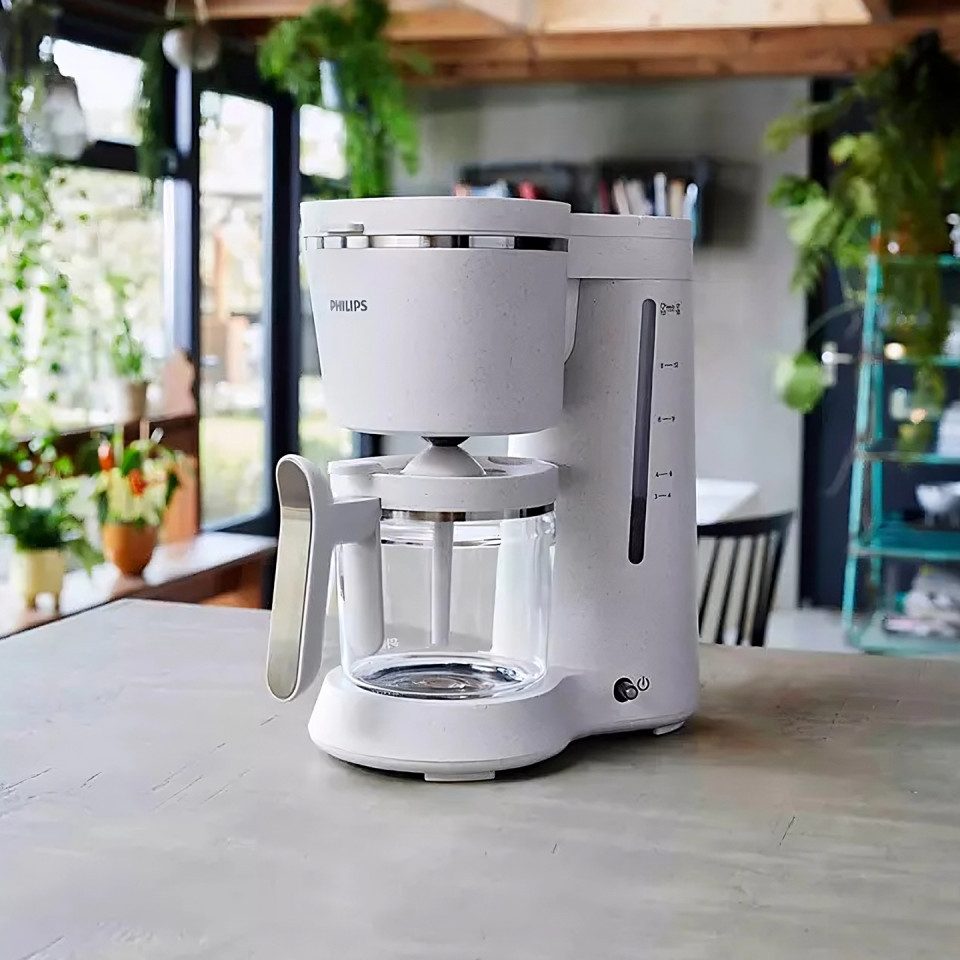 Philips Wasserhahn-Wasserfilter Philips Eco Conscious Edition HD5120-00 Filterkaffeemaschine - Creme – Bild 5 von 5