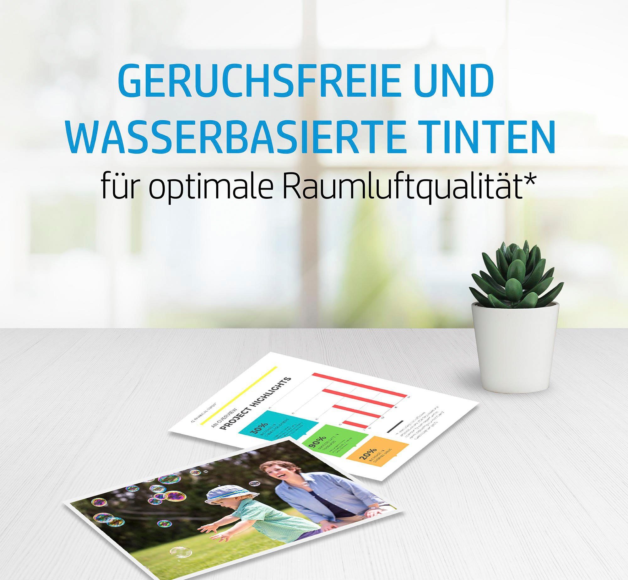 HP HP original Druckerpatrone 62 (C2P04AE) Black Tintenpatrone (3 Probemonate gratis* drucken)