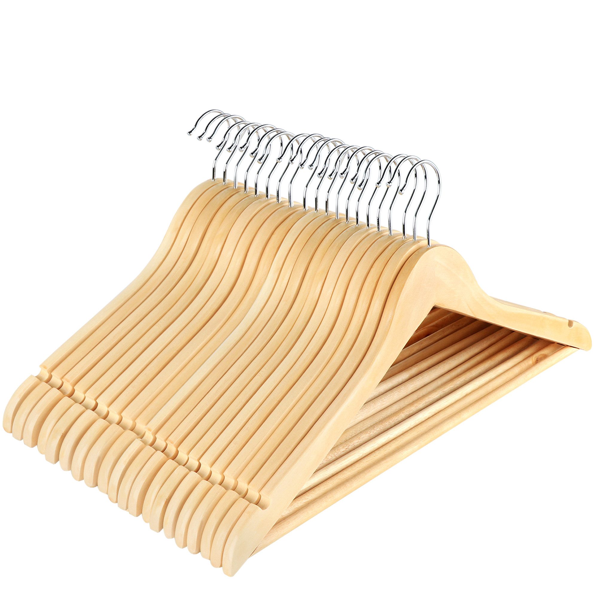 ElitVita Kleiderbügel Holz Bügel mit Drehbar günstig online kaufen