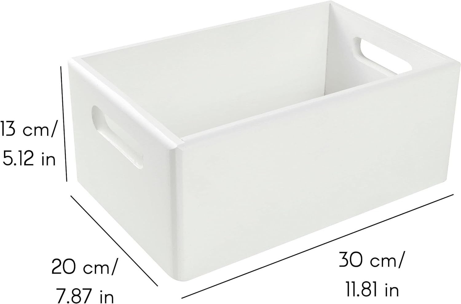 Creative Deco Holzkiste Obstkiste Korb 30x20x13cm günstig online kaufen