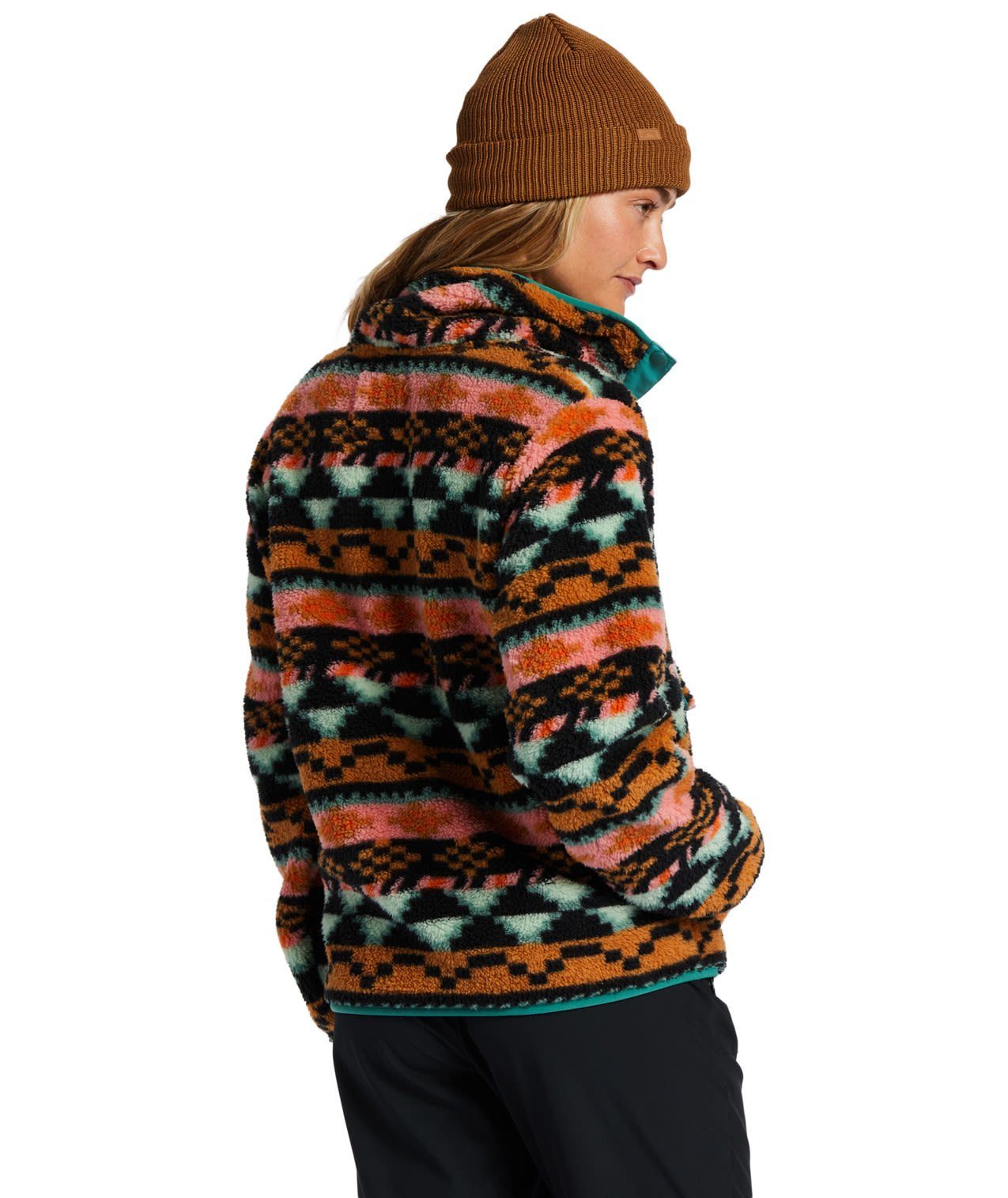 Billabong Fleecepullover Billabong W Switchback Damen Multi Black Pullover Sweater