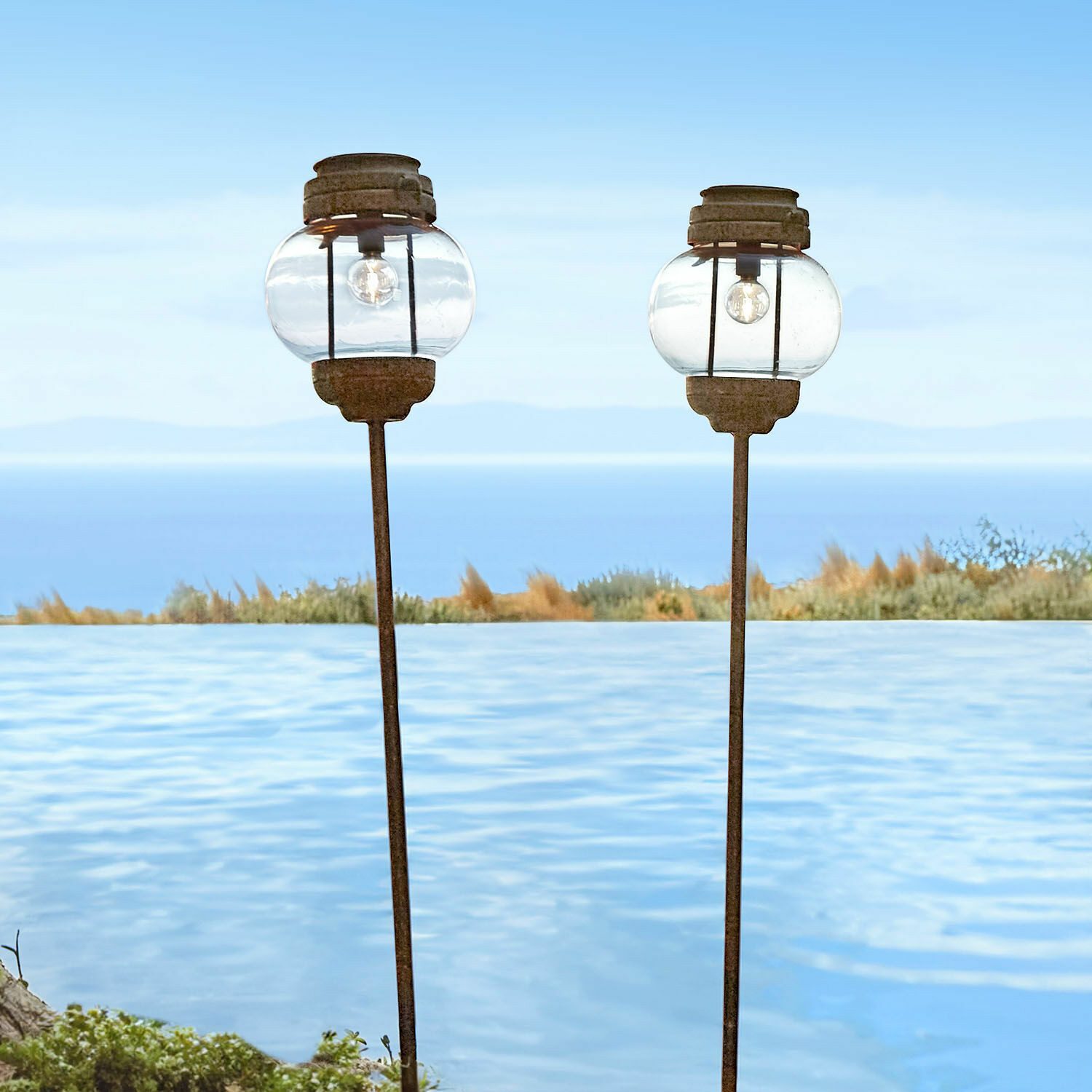 Mirabeau LED Laterne Solar-Laterne 2er Set günstig online kaufen