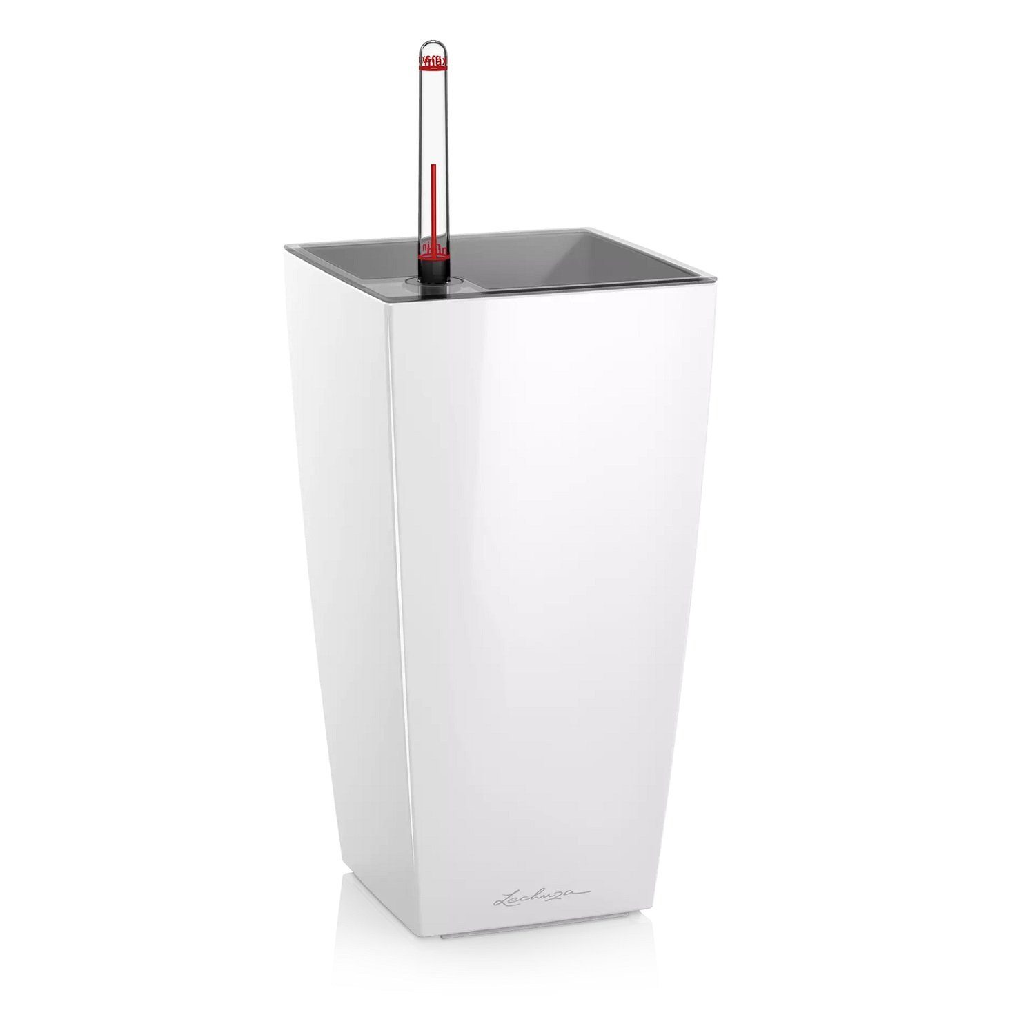 Lechuza® Pflanzkübel Pflanztopf Maxi-Cubi weiß hochglanz günstig online kaufen