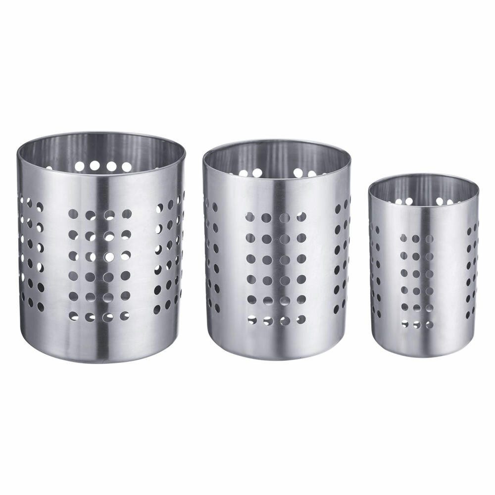 WESTMARK Besteckkorb 3 Stk., ø 68 + ø 100 + ø 120 mm, rostfreier Edelstahl, drei Größen, robust, spülmaschinengeeignet