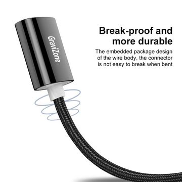 Gravizone USB Verlängerungskabel Usb2.0/3.0 A-Stecker zu A-Buchse USB-Kabel, Usb Stecker, Usb Buchse (50 cm), Nylon Kabel
