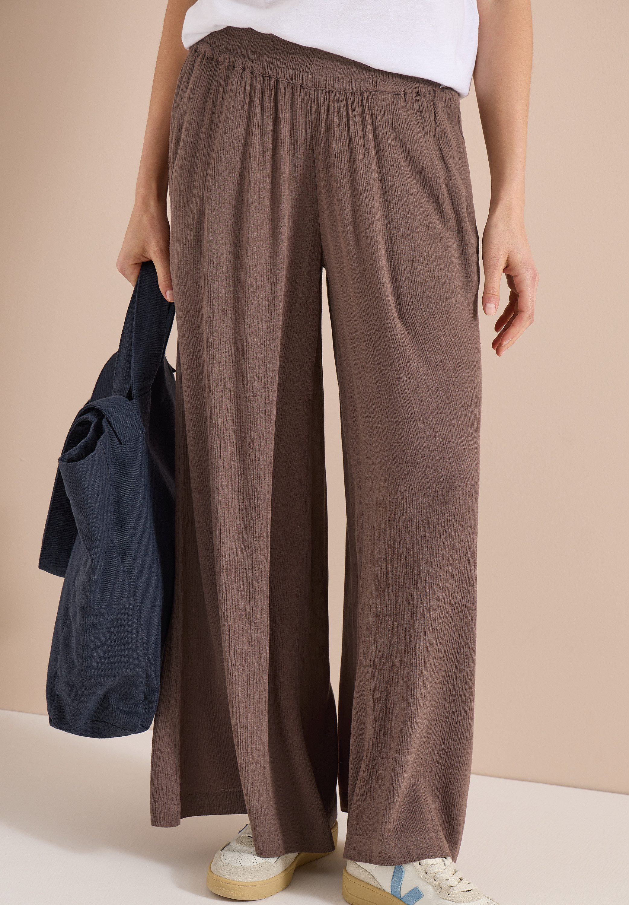 CECIL Stoffhose High Waist