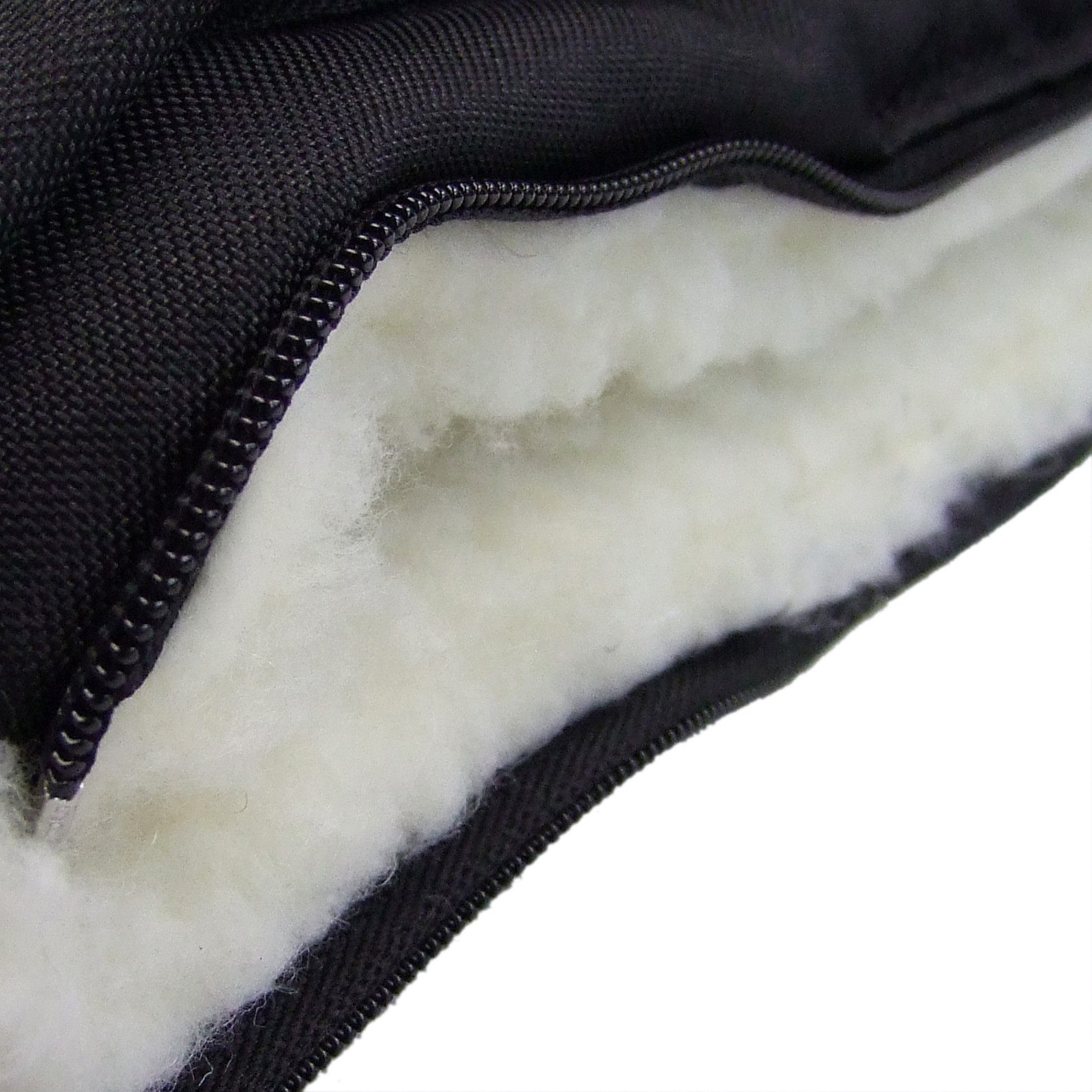 BambiniWelt by Rafael K. Fußsack Winterfußsack Wintersack Kinderwagen Buggy universal Lammwolle 3in1, geeignet für 3 und 5-Punkt-Gurtsysteme – Bild 5 von 5