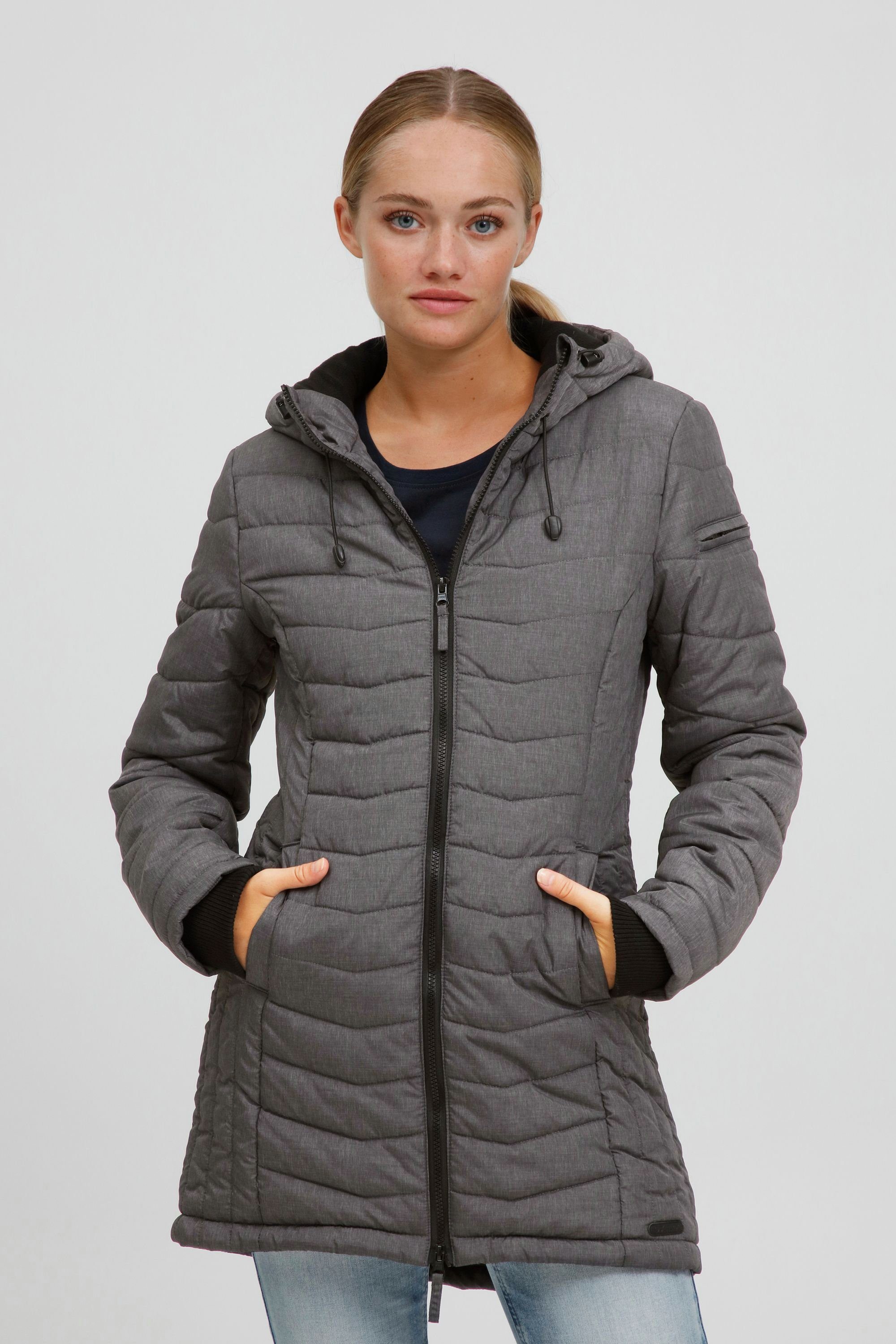 OXMO Parka OXNelly warmer Steppmantel mit hochabschließendem Kragen