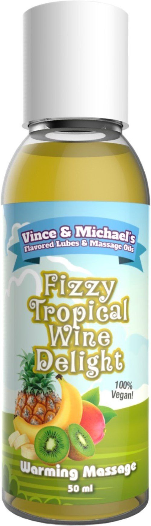Vince & Michael´s Gleitgel 50 ml - VINCE & MICHAEL's Warming Fizzy Tropical Wine Delight 50ml