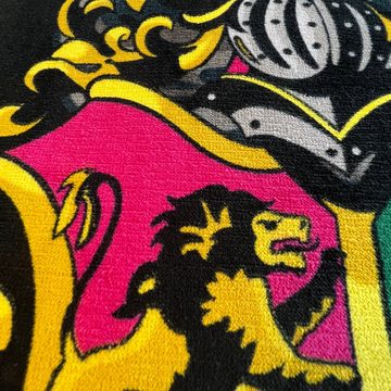 MTOnlinehandel Badetuch Harry Potter Hogwarts Wappen 70x140 cm, 100 % Baumwolle, Baumwolle (1-St), Bade-/Strandtuch für Kinder