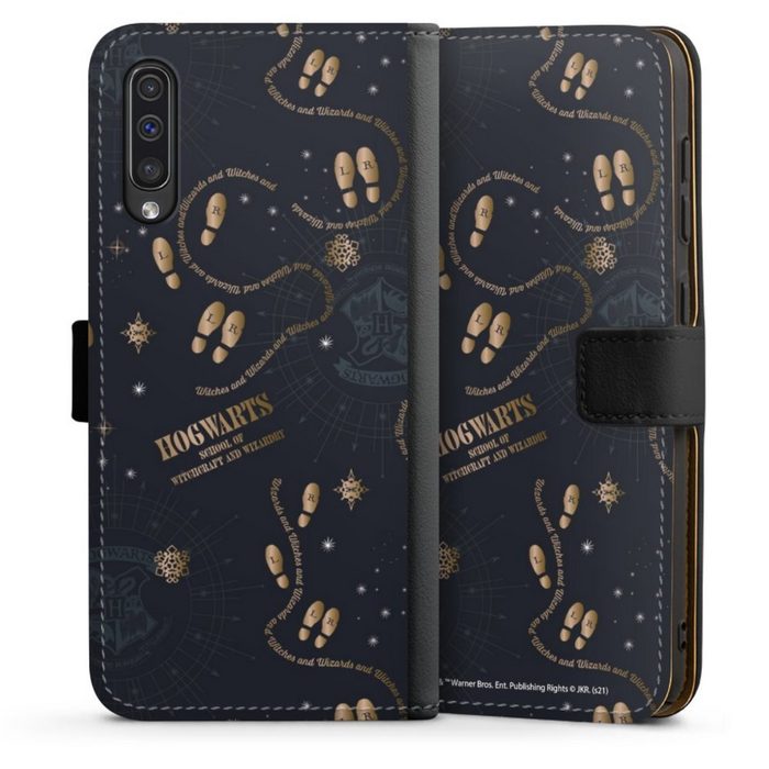 DeinDesign Handyhülle Harry Potter Karte des Rumtreibers Offizielles Lizenzprodukt Samsung Galaxy A30s Hülle Handy Flip Case Wallet Cover