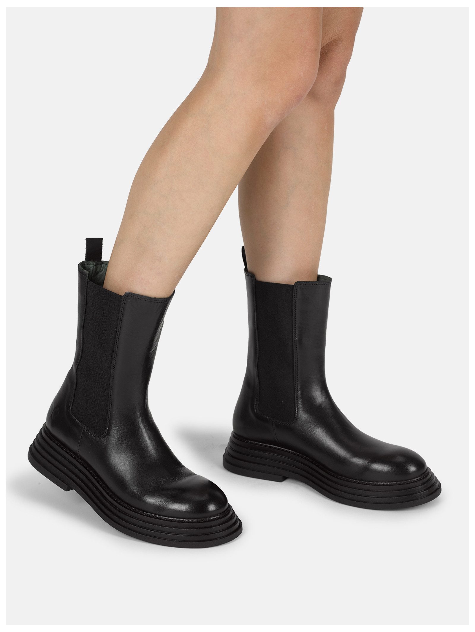 Felmini Stiefel Leder . Stiefel