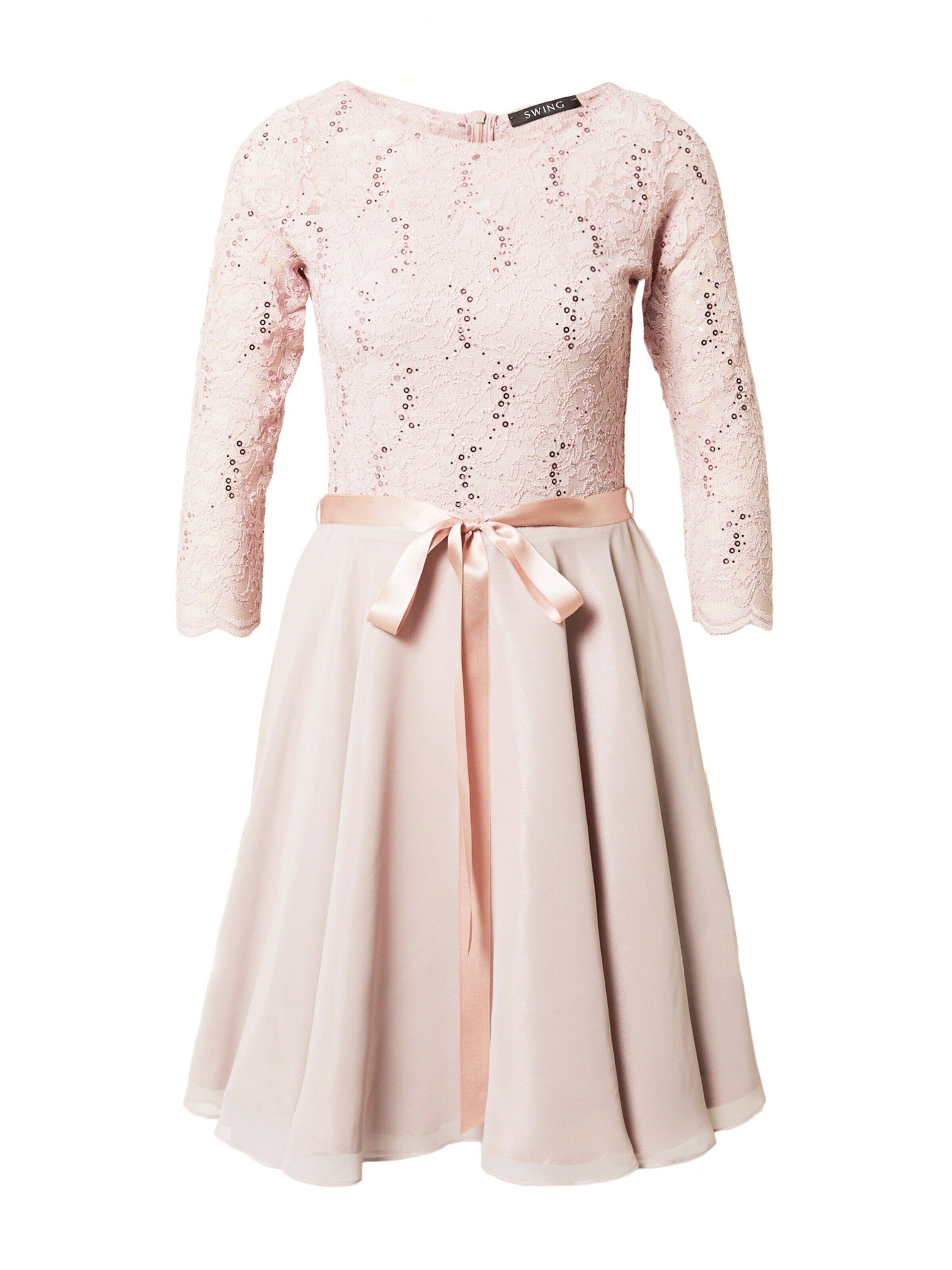 SWING Cocktailkleid (1-tlg) Pailletten