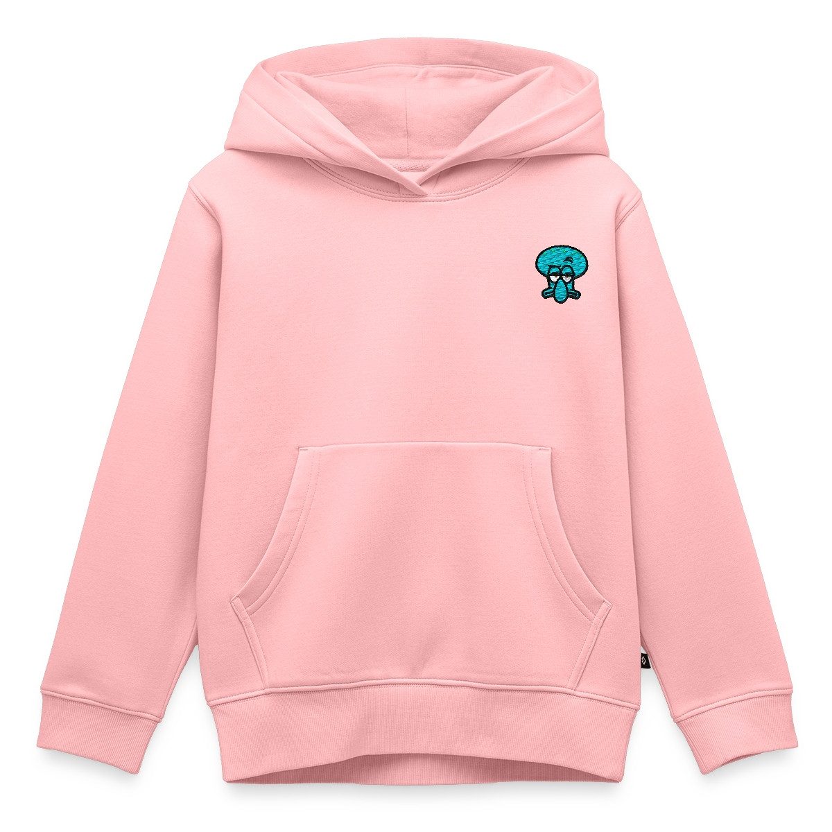 Hoodie SpongeBob Schwammkopf Taddäus Stick-Motiv Kinder Premium Hoodie