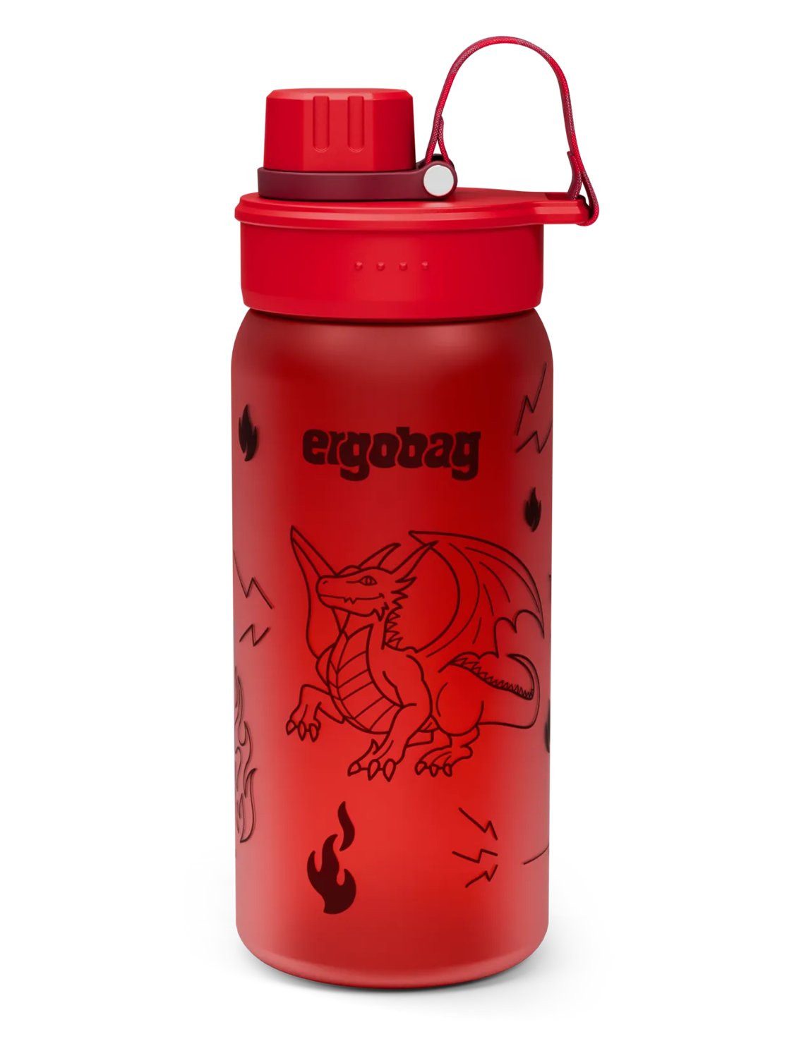 ergobag Trinkflasche Trinkflasche, auslaufsicher und kohlensäuregeeignet