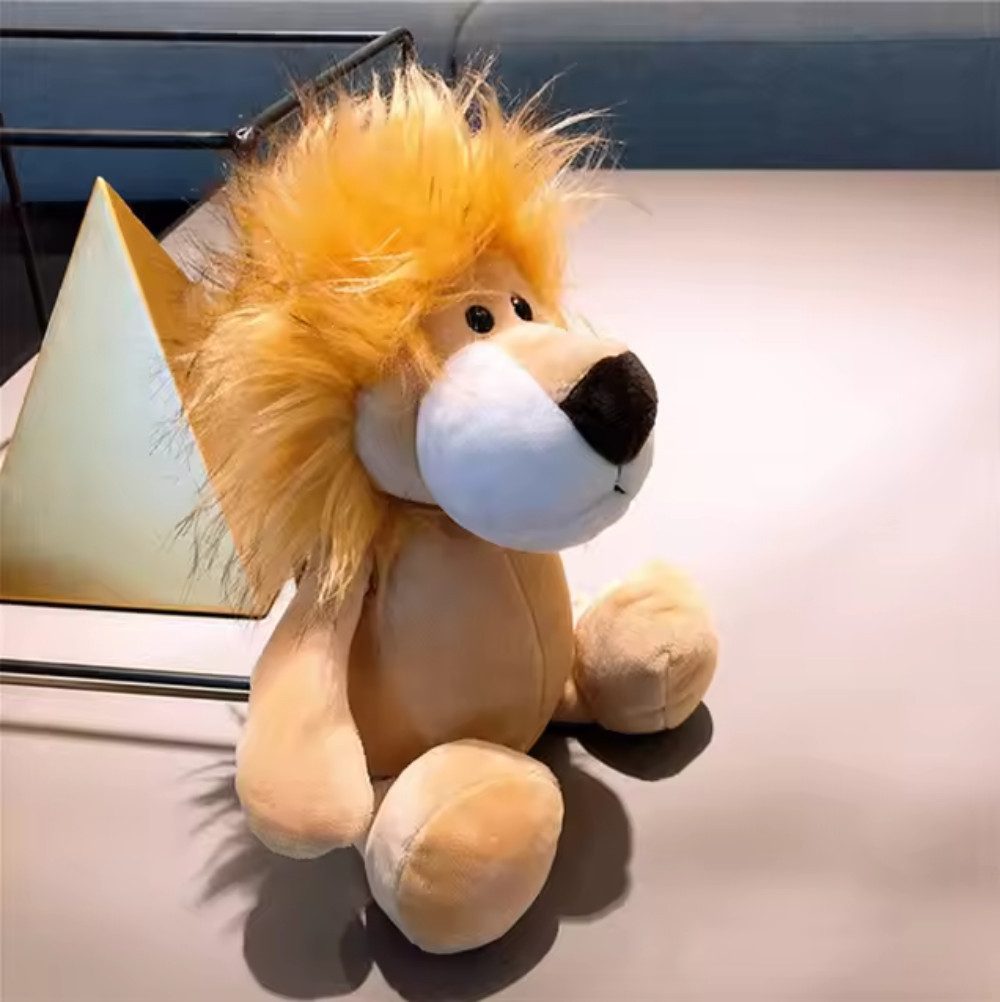 Tinisu Plüschfigur Löwe weiches Kuscheltier - 22 cm Plüschtier für Kinder Stofftier
