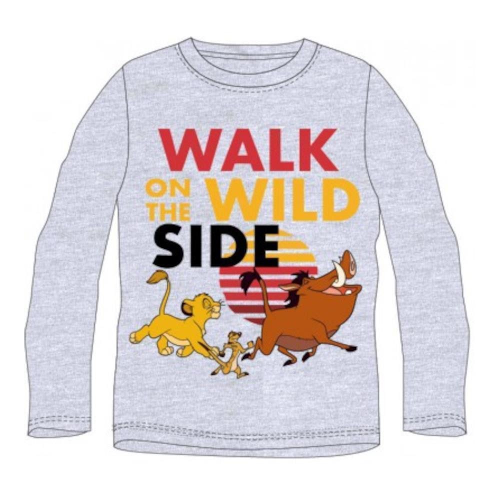 T-Shirt Langärmeliges T-Shirt "Walk on the Wild", König der Löwen Motiv