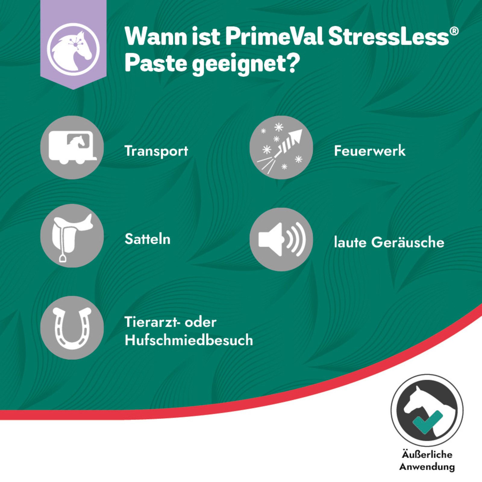 PrimeVal Stressless Pheromon-Gel für Pferde, beruhigendes Ergänzungsfuttermi..., Ergänzungsfutter für: Pferde