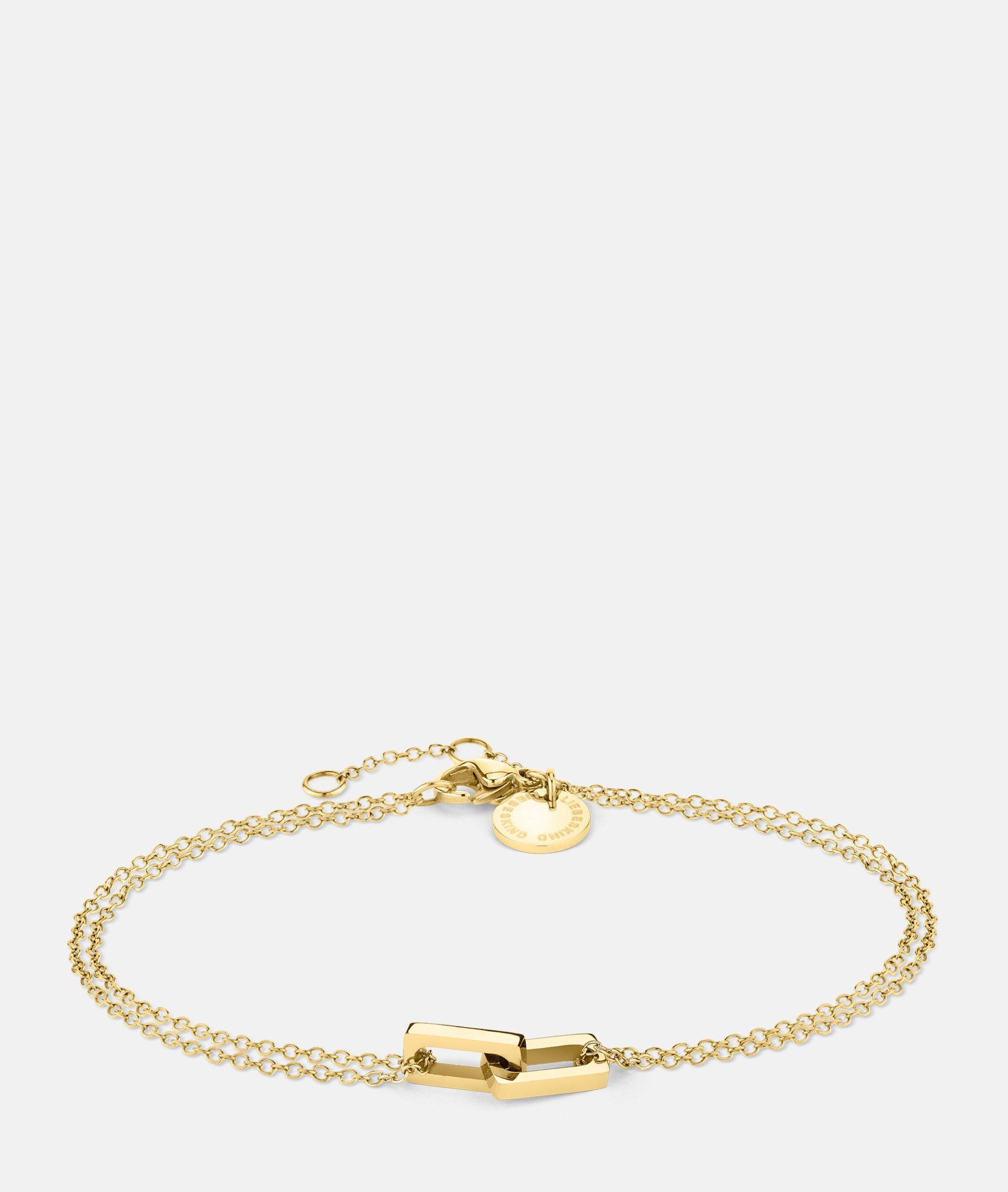 Armband Schmuck Geschenk Edelstahl Armkette Festive Mini Link