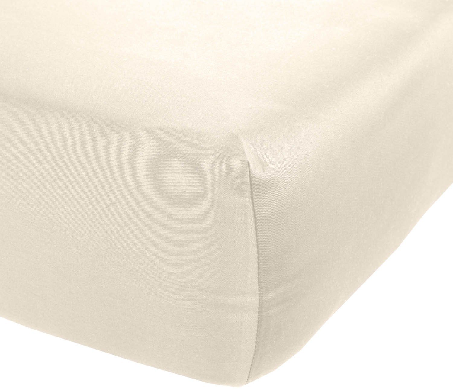 BETTWAESCHE-MIT-STIL Spannbettlaken Mako Satin Spannbettlaken, Matratzenhöh günstig online kaufen