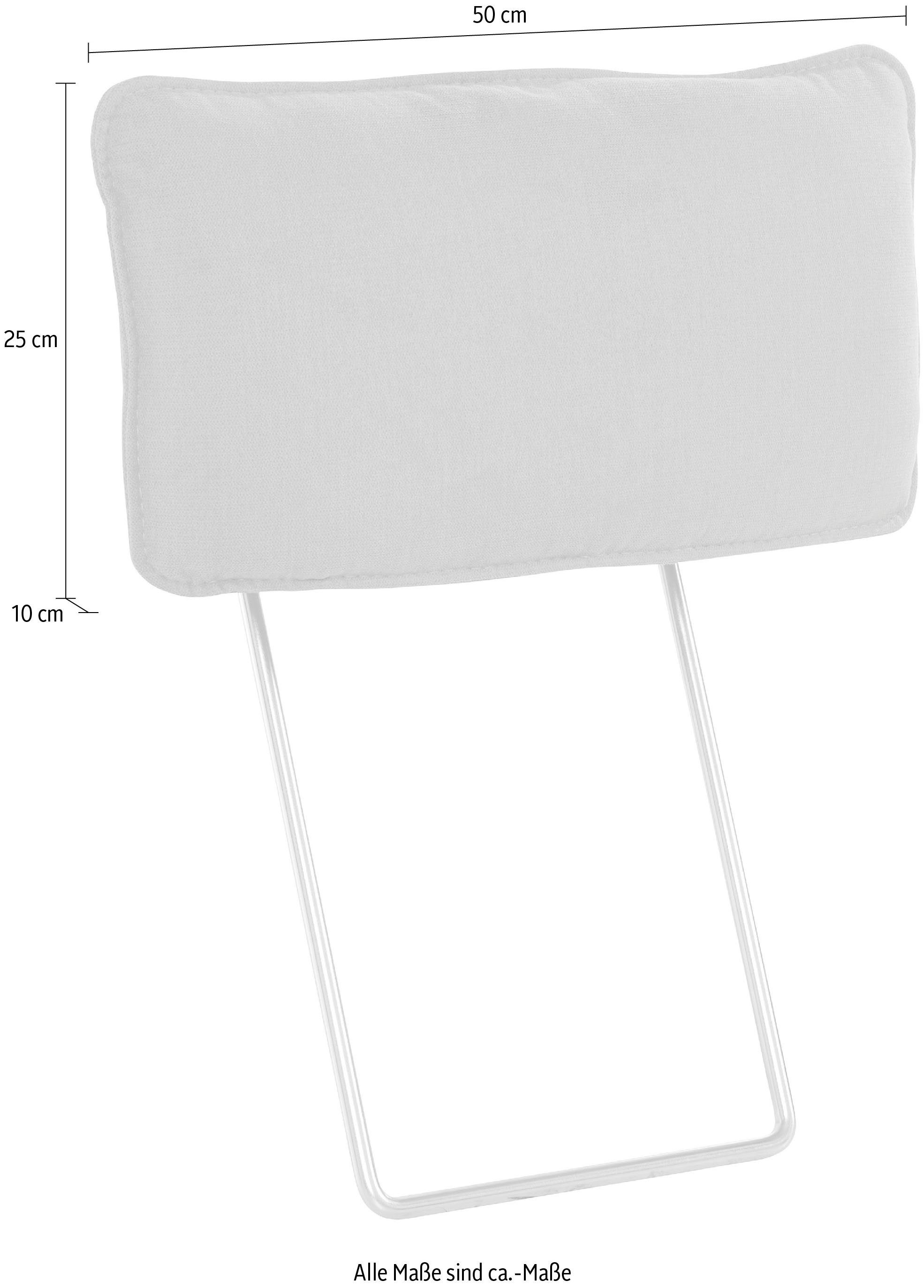 INOSIGN Kopfstütze Birkholm, cm passend 50/10/25 Serie St), zur Polsters: des (Set, B/T/H "Birkholm", 2