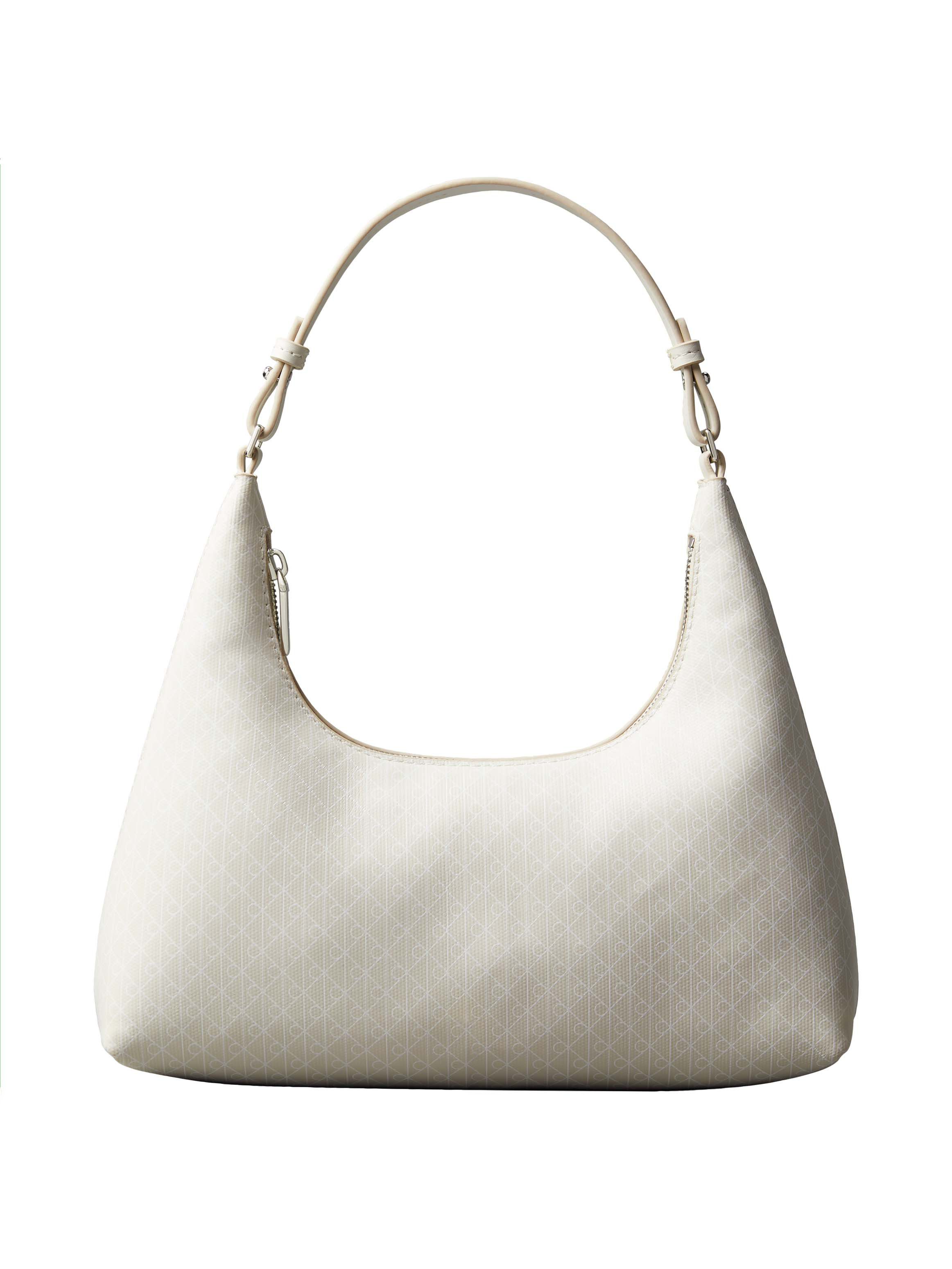 Calvin Klein Schultertasche AOP SHOULDER BAG, Henkeltasche, Handtasche, Umhängetasche mit CK-Monogramm-Print