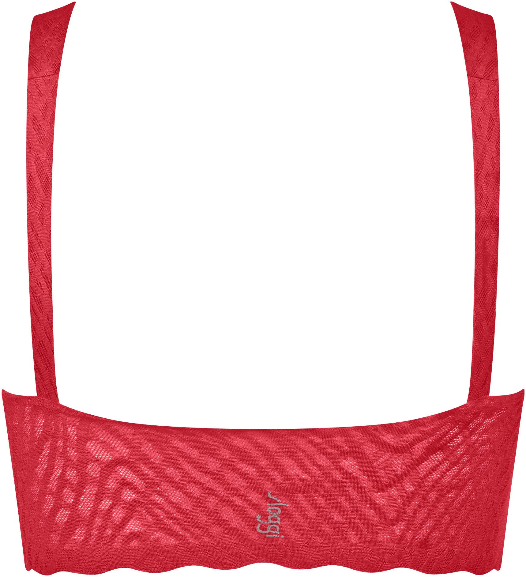 sloggi Bralette ZERO Feel Bliss nahtlos mit Spitzenoptik, V-Ausschnitt und herausnehmbare Pads