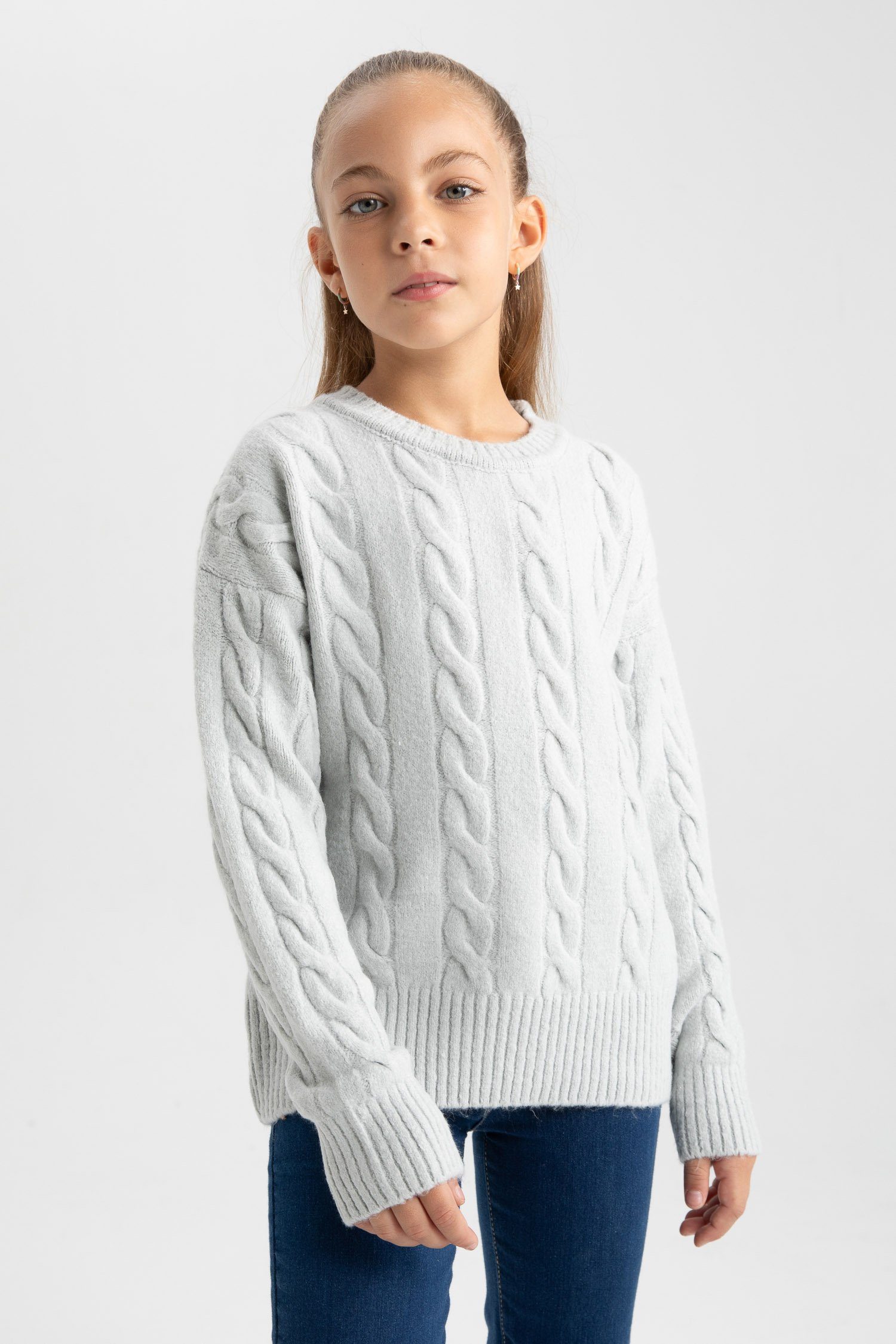 DeFacto Strickpullover Mädchen Strickpullover FIT REGULAR