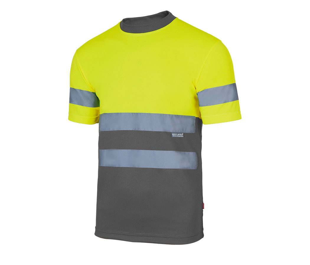 Velilla Warnschutz-Shirt T-Shirt – Reflektierend & leicht mit Kontrastdesign