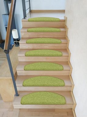 Stufenmatte Stufenmatten Vorwerk Durango Halbrund Grün 15 Stück, Metzker®, halbrund, Höhe: 8 mm, 15 Stück im Set - Grün