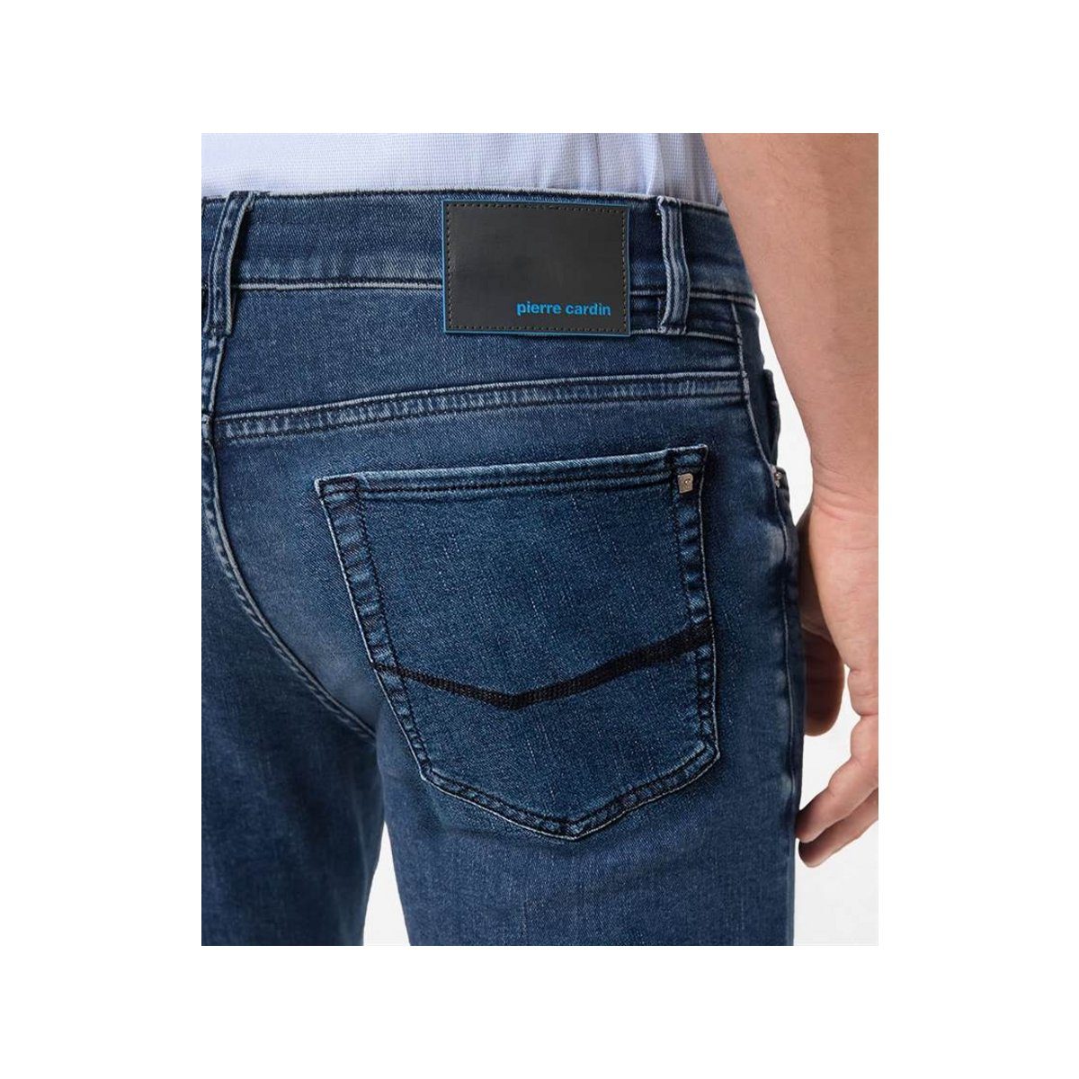 5-Pocket-Jeans dunkel-blau Cardin Pierre (1-tlg)