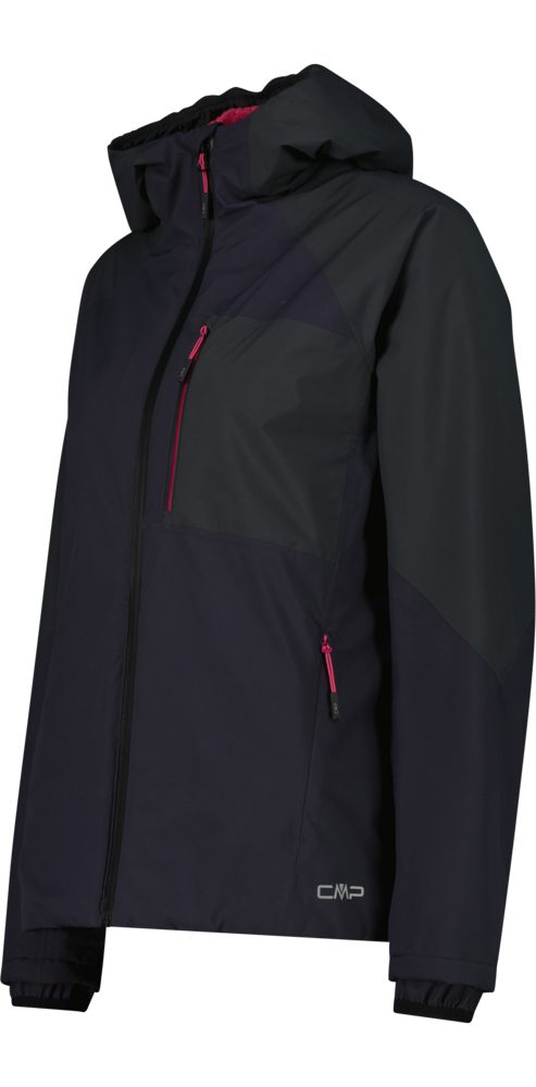 CMP Funktionsjacke WOMAN JACKET FIX HOOD sportliche Optik, mit Kapuze, aus Polyester-Obermaterial – Bild 4 von 4