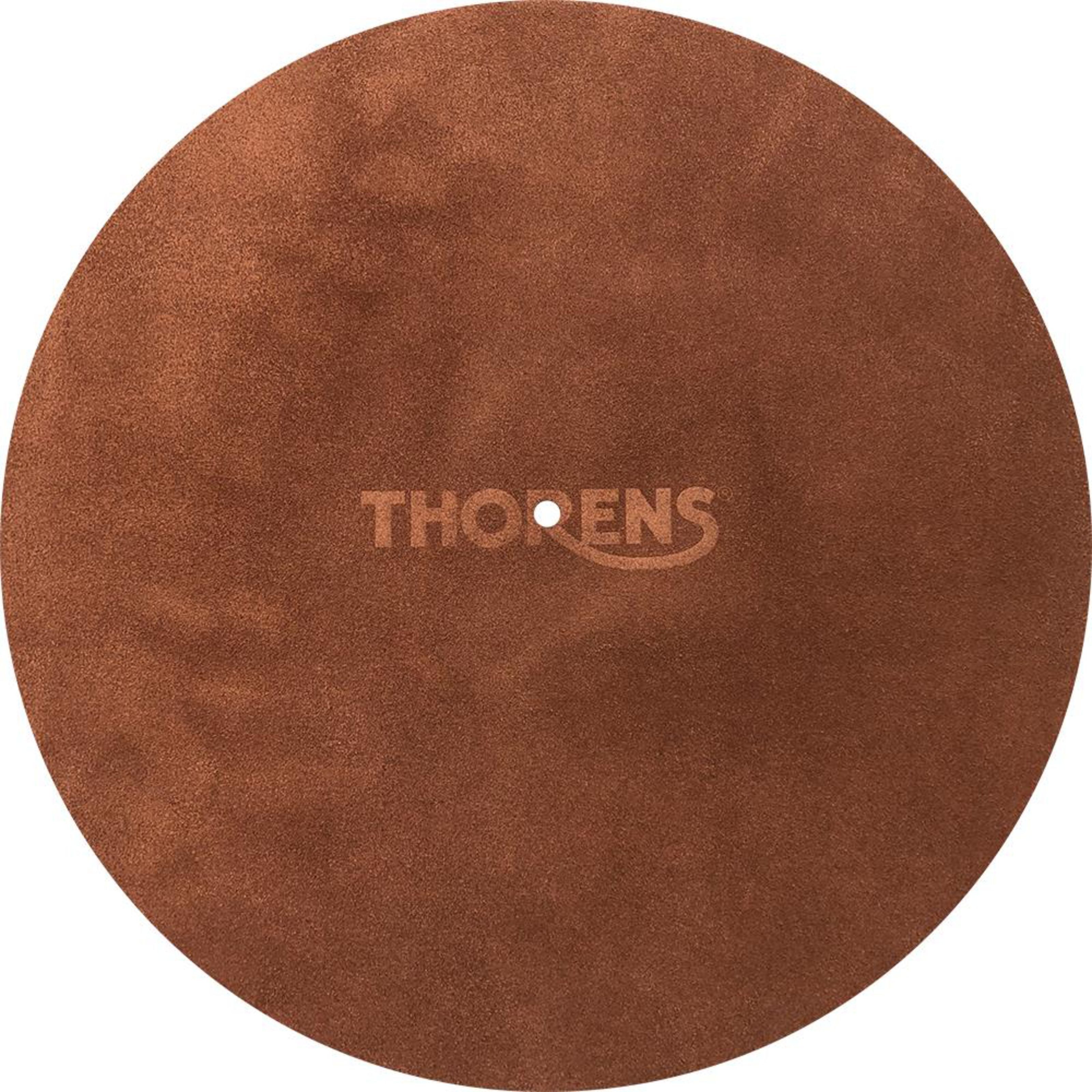 Thorens Plattenspieler (Ledermatte braun - Plattenspieler Zubehör)