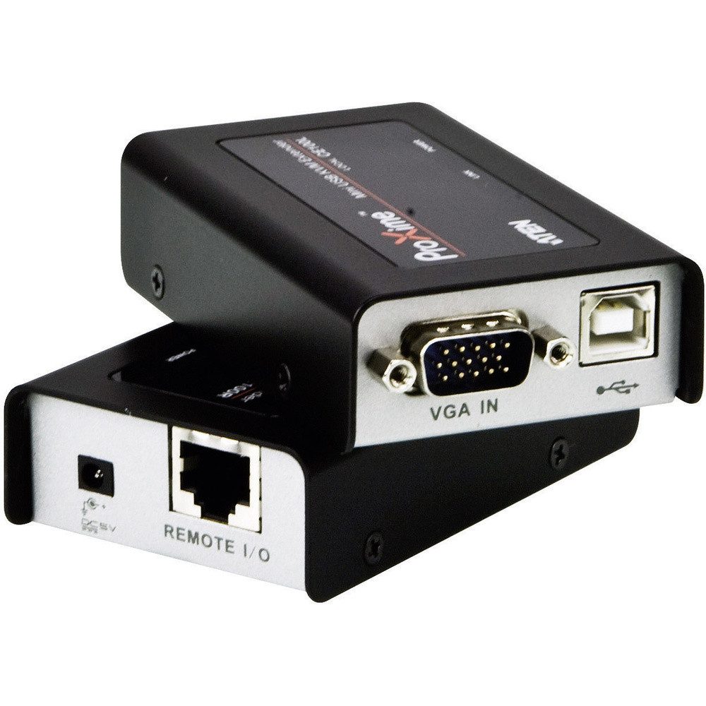 ATEN CE100 VGA, USB-A (USB 2.0) Extender (Verlängerung) über Netzwerkk Computer-Kabel