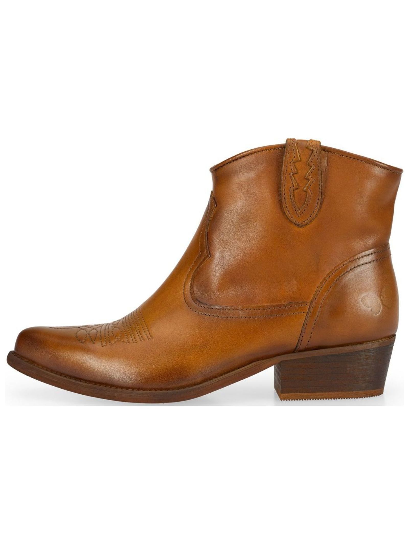 Felmini Wide Fit Stiefelette Leder Cowboy günstig online kaufen
