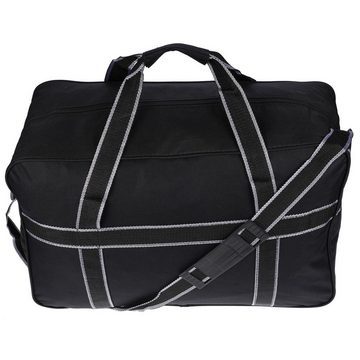 Christian Wippermann Umhängetasche Herren Damen Reisetasche Weekender Tasche, Messenger Bag Damen Schwarz