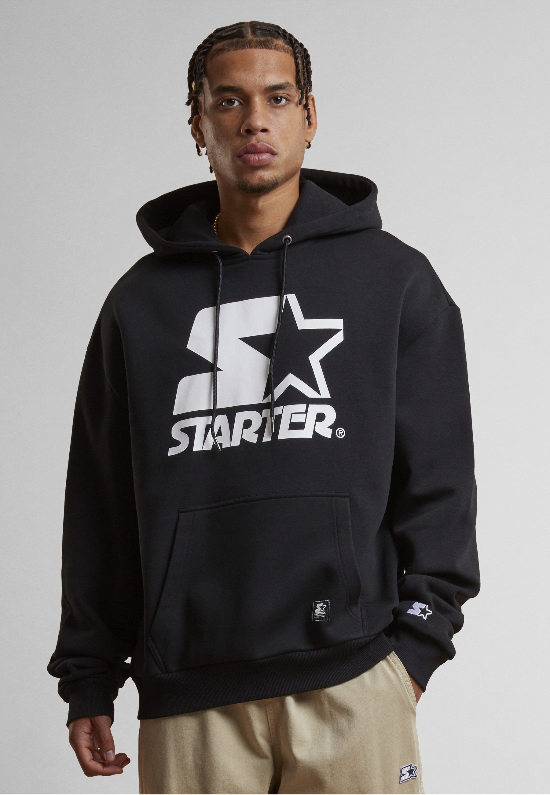 Starter Black Label Kapuzenpullover Starter Black Label Starter Oversized Logo Hoodie (1-tlg)
