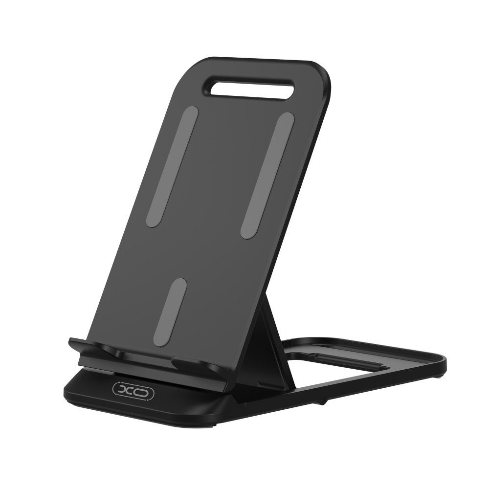 XO »Handyhalterung Universal Desktop Halterung Tisch Ständer Handystand  Tablet Halter kompatibel mit Smartphones in Schwarz« Smartphone-Halterung