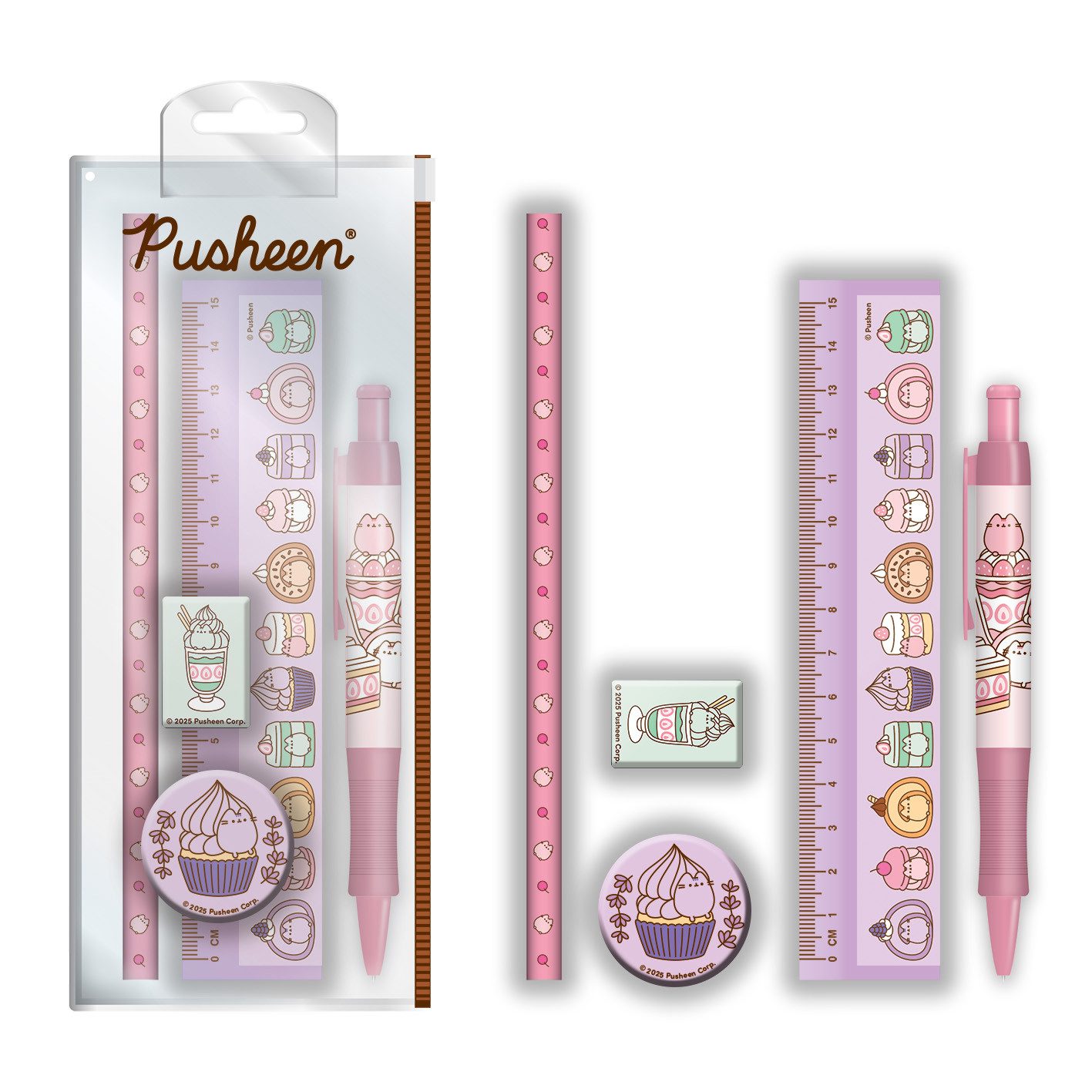 Schlüsselanhänger Pusheen - Sweet - Schreibwarenset