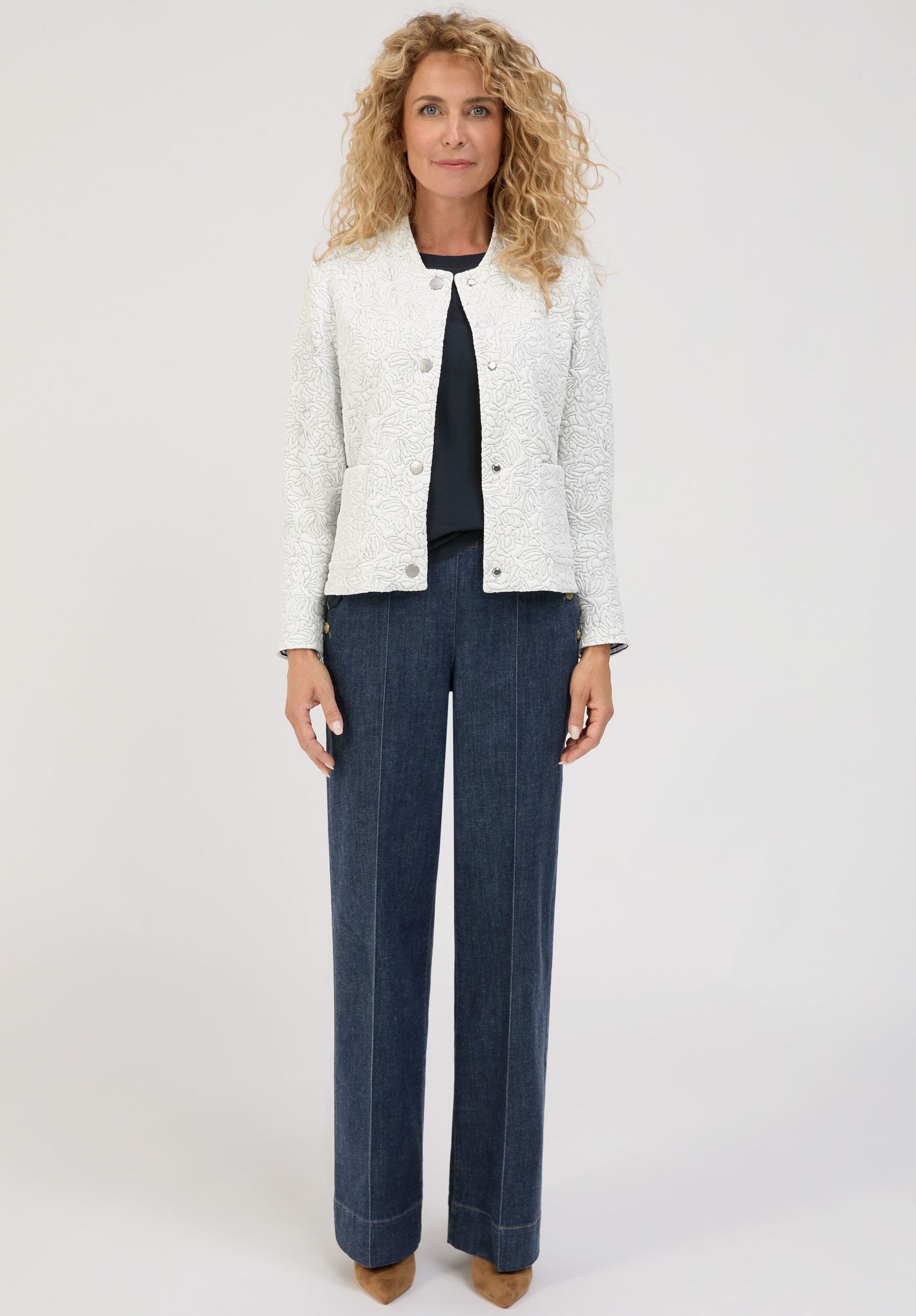 bianca Jackenblazer KATHI aus strukturiertem Jersey