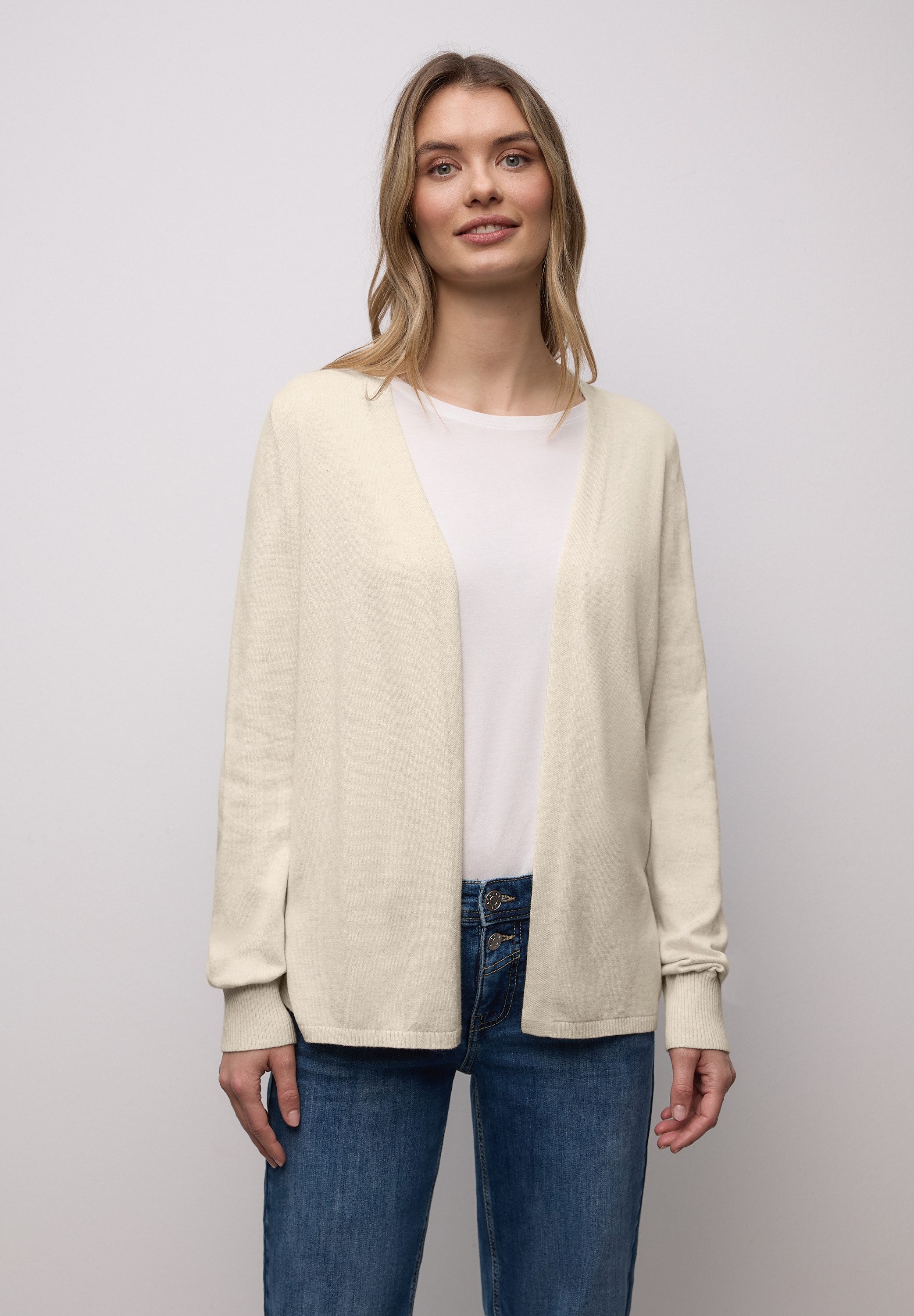 STREET ONE Cardigan mit Strick-Detail