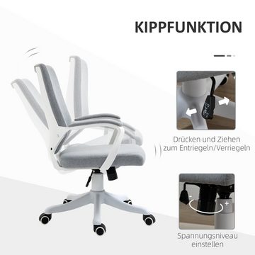 Vinsetto Bürostuhl Schreibtischstuhl Home-Office-Stuhl mit Wippenfunktion (set, 1 St), Verstellbare Sitzhöhe