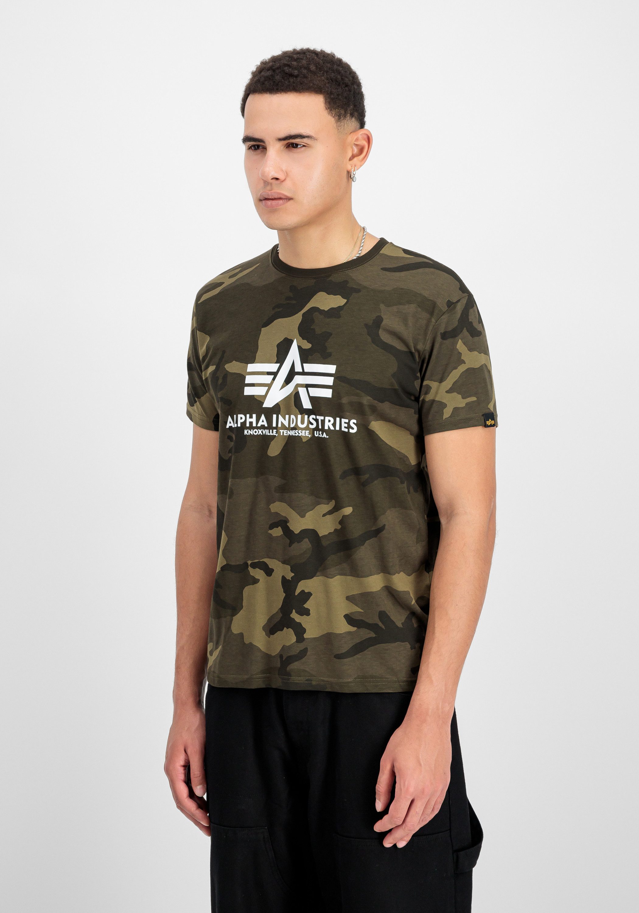 Alpha Industries T-Shirt Basic T-Shirt BL Camo