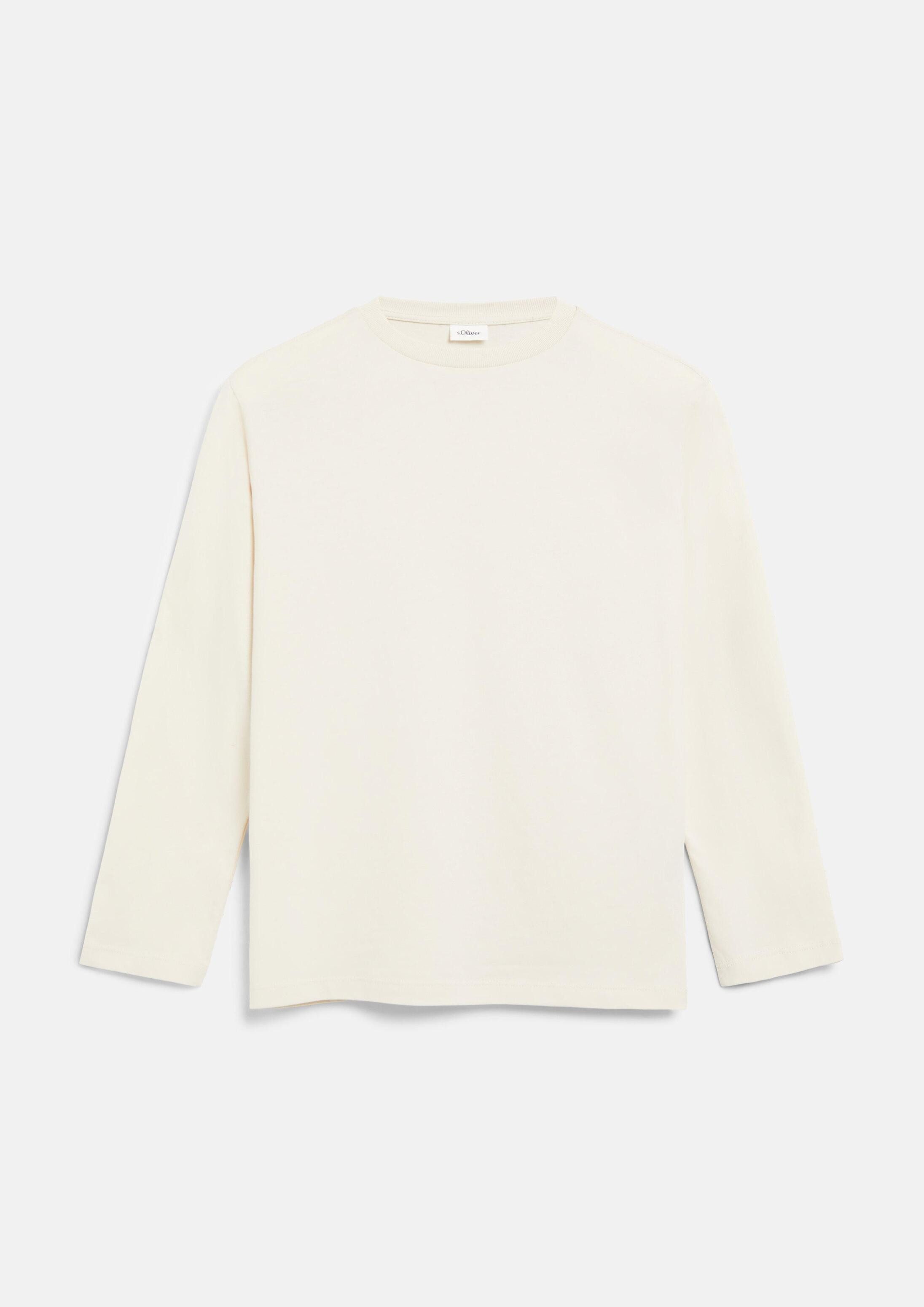 s.Oliver Langarmshirt T-Shirt Langarmshirt mit Print